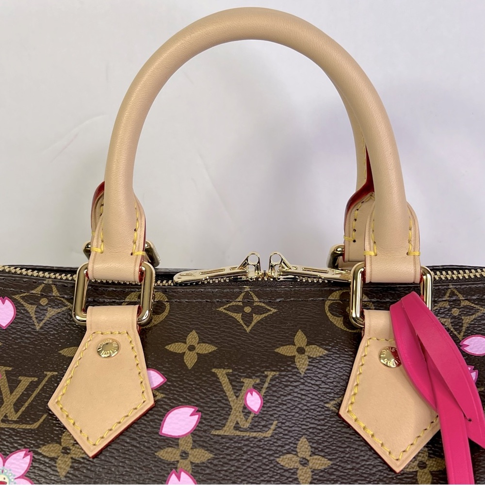 Louis Vuitton Takashi Murakami LV X TM Cherry Blossom Speedy Bandouliere 25 - Picture 5 of 13